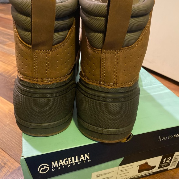 Magellan Men's Brown and Gray Boots - Picture 4 of 6